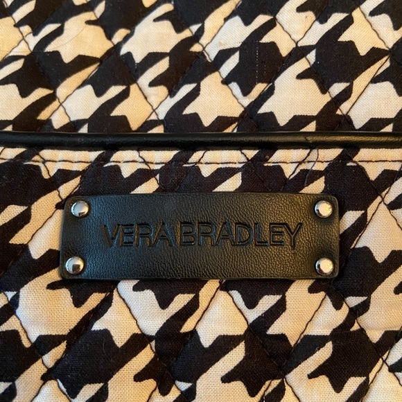 VERA BRADLEY TRIMMED QUILTED HOUNDSTOOTH Large bag - Picture 3 of 11